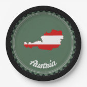 österreichisches Land Pappteller (Vorderseite)