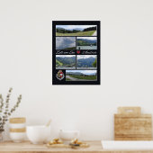 Österreichisches Poster Zell am See (Küche)