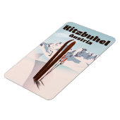 Österreichisches Skipposter Magnet (Linke Seite)