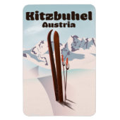 Österreichisches Skipposter Magnet (Vertikal)