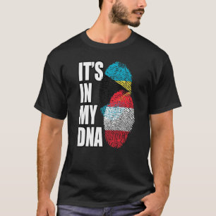 Österreichisches und bahamianisches DNA-Flag T-Shirt