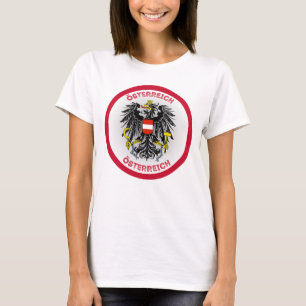 Österreichisches Wappen Kreisform  T-Shirt