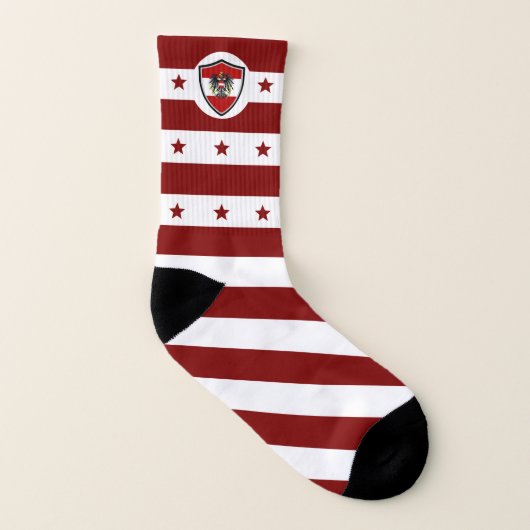 Österreichisches Wappen Socken (Links - Innen)