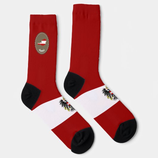 Österreichisches Wappen Socken (Rechts)