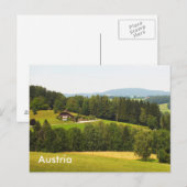 Österreichs Landschaft Postkarte (Vorne/Hinten)