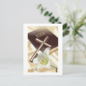 Osterreligiöse Grußkarte Feiertagspostkarte (Stehend Vorderseite)