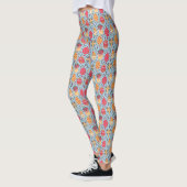 Osterreligiöse, handgezeichnete Kunst Leggings (Links)