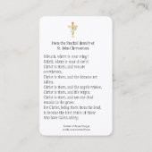 Osterreligiöses Paschal Gebet Heilige Karte (Rückseite)