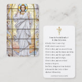 Osterreligiöses Paschal Gebet Heilige Karte (Vorne/Hinten)