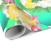 Osterriss Vintag mit Osterkreide Großdruck Geschenkpapier (Rolleneckpunkt)