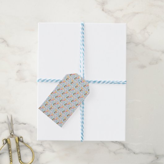 Osterritter - Gift-Tags Geschenkanhänger (Mit Garn)