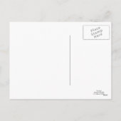 Osterrosa Daisy Postcard Feiertagspostkarte (Rückseite)