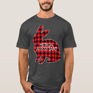 Osterroter Karierter, sonniger Grafischer medizini T-Shirt