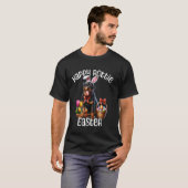 Osterrottweiler Frohe Ostern Rottweiler T-Shirt (Vorne ganz)