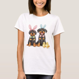 Osterrottweiler Hunde Sonnige Ohren T-Shirt