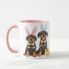 Osterrottweiler Hunde Sonnige Ohren Tasse