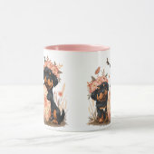 Osterrottweiler-Hunde Tasse (Zentrum)