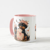 Osterrottweiler-Hunde Tasse (Vorderseite Links)