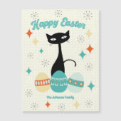 Osterrückwärts-Atomkernkarte des mittleren Jahrhun Magnetkarte (Vorderseite)