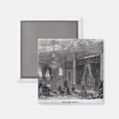 Ostersaal des Weißen Hauses Während des Zivilen Magnet (Vorderseite/Rückseite)