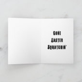 Ostersasquatch Feiertagskarte (Innenseite)