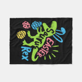 Ostersaurus Rex Bunny Dinosaur Egg Jagen Männer W Fleecedecke (Vorderseite (Horizontal))