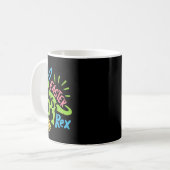 Ostersaurus Rex Bunny Dinosaur Egg Jagen Männer W Kaffeetasse (Vorderseite Links)