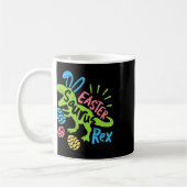 Ostersaurus Rex Bunny Dinosaur Egg Jagen Männer W Kaffeetasse (Links)