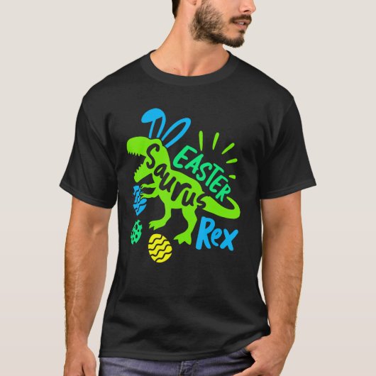 Ostersaurus Rex Niedlich Bunny Dinosaurier Rex Ost T-Shirt (Vorderseite)