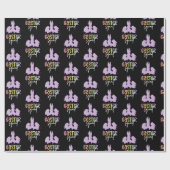 Osterscheide | Ostereier Jagd Niedlich Bunny Geschenkpapier (Flach)