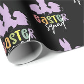 Osterscheide | Ostereier Jagd Niedlich Bunny Geschenkpapier (Rolleneckpunkt)