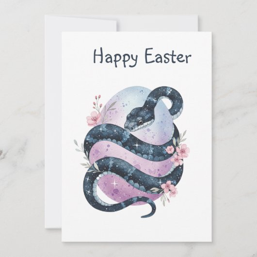 Osterschlange Dankeskarte (Vorderseite)