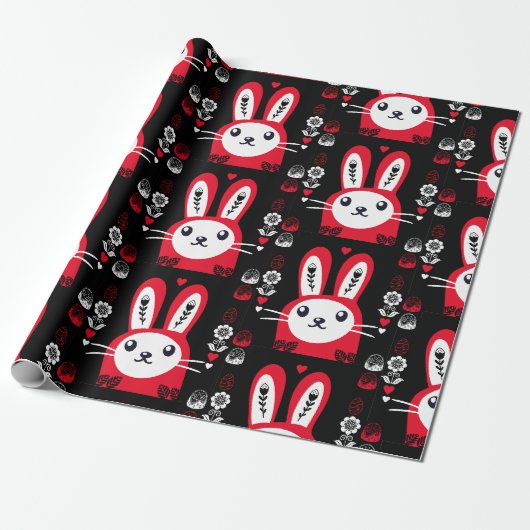 Osterschokolade Sonnige Dekoration Geschenkpapier (Ungerollt)