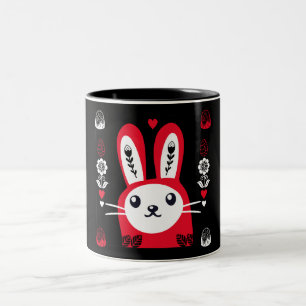 Osterschokolade Sonnige Dekoration Zweifarbige Tasse