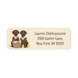 Osterschokoladenhunde Retriever