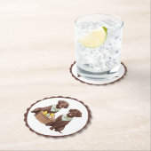 Osterschokoladenhunde Retriever Untersetzer (Vor Ort)