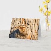 Osterschrei Karte (Gelbe Blume)