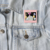 Osterschwarz und Weiß Button (Beispiel)