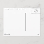 Osterschweine und -küken feiertagspostkarte (Rückseite)