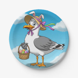Osterseagull Pappteller