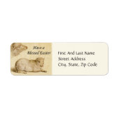 Ostersegmente Holbeins ruhende Lamm-Artwork (Vorne)