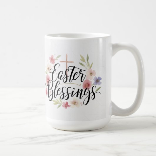 Ostersegmente Typografie Tasse - Eleganter Frühlin (Rechts)