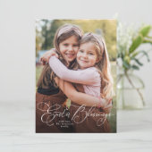 Ostersegmente vertikale Fotokarte Feiertagskarte (Stehend Vorderseite)