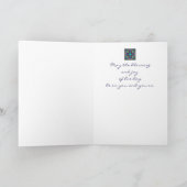 Ostersegnen: Glaskreuzkreuz Feiertagskarte (Innenseite)