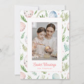 Ostersegnung | Benutzerdefiniertes Foto und Name | Feiertagskarte (Vorderseite)