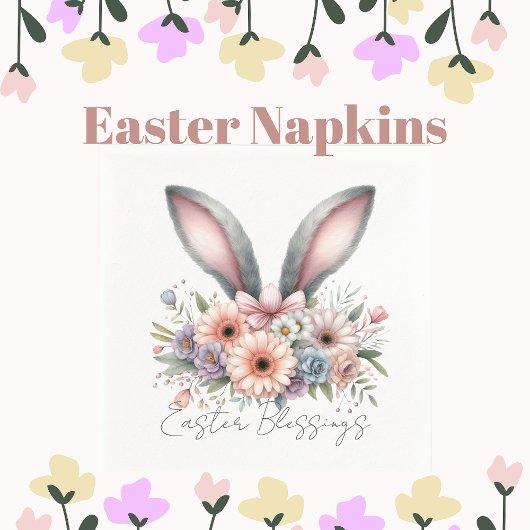 Ostersegnung Brunch Niedliches Sonnenlicht Ohren W Serviette