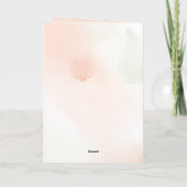 Ostersegnung Christlich Ostern  Kreuz Karte (Rückseite)