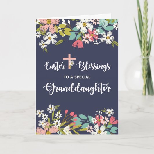 Ostersegnung der Großtochter Christus Karte (Vorderseite)