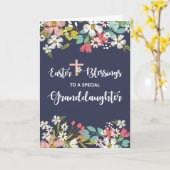 Ostersegnung der Großtochter Christus Karte (Gelbe Blume)