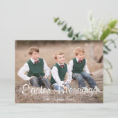 Ostersegnung Feiertagskarte (Stehend Vorderseite)